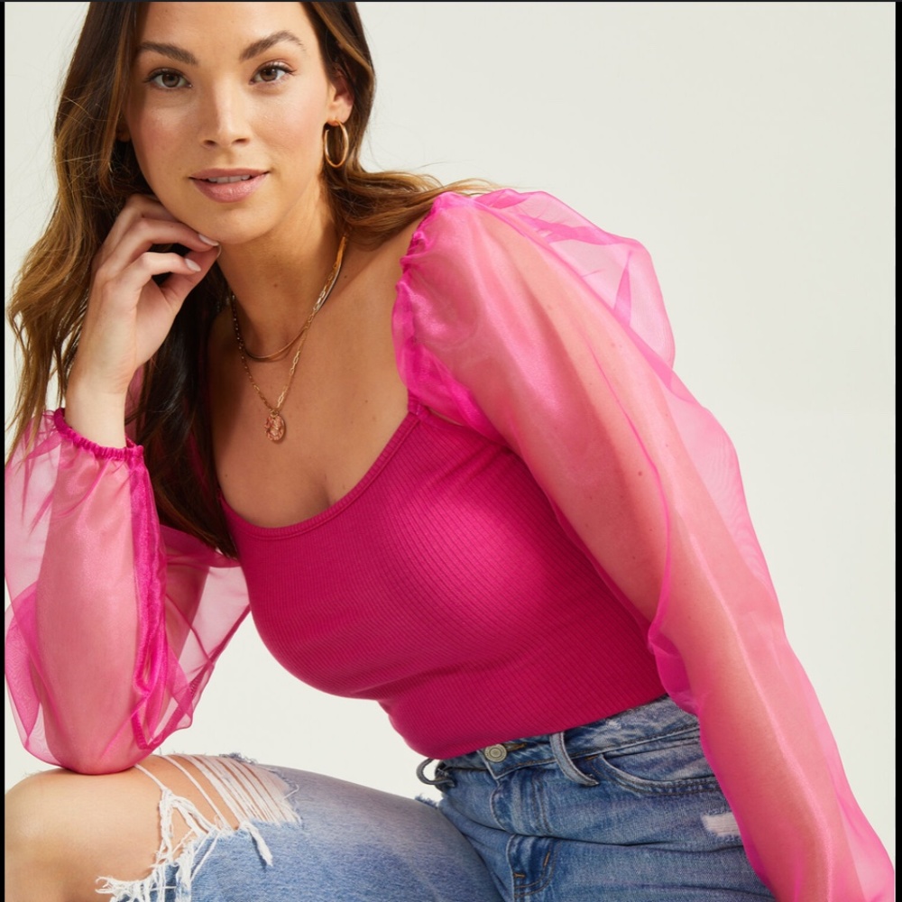 Hot Pink Bodysuit